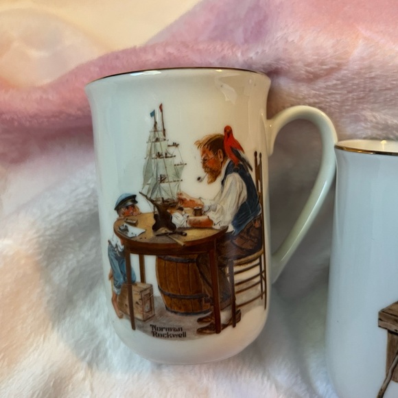 πHost PickπNEW & UNUSED Vintage Normal Rockwell Cups - Picture 4 of 9